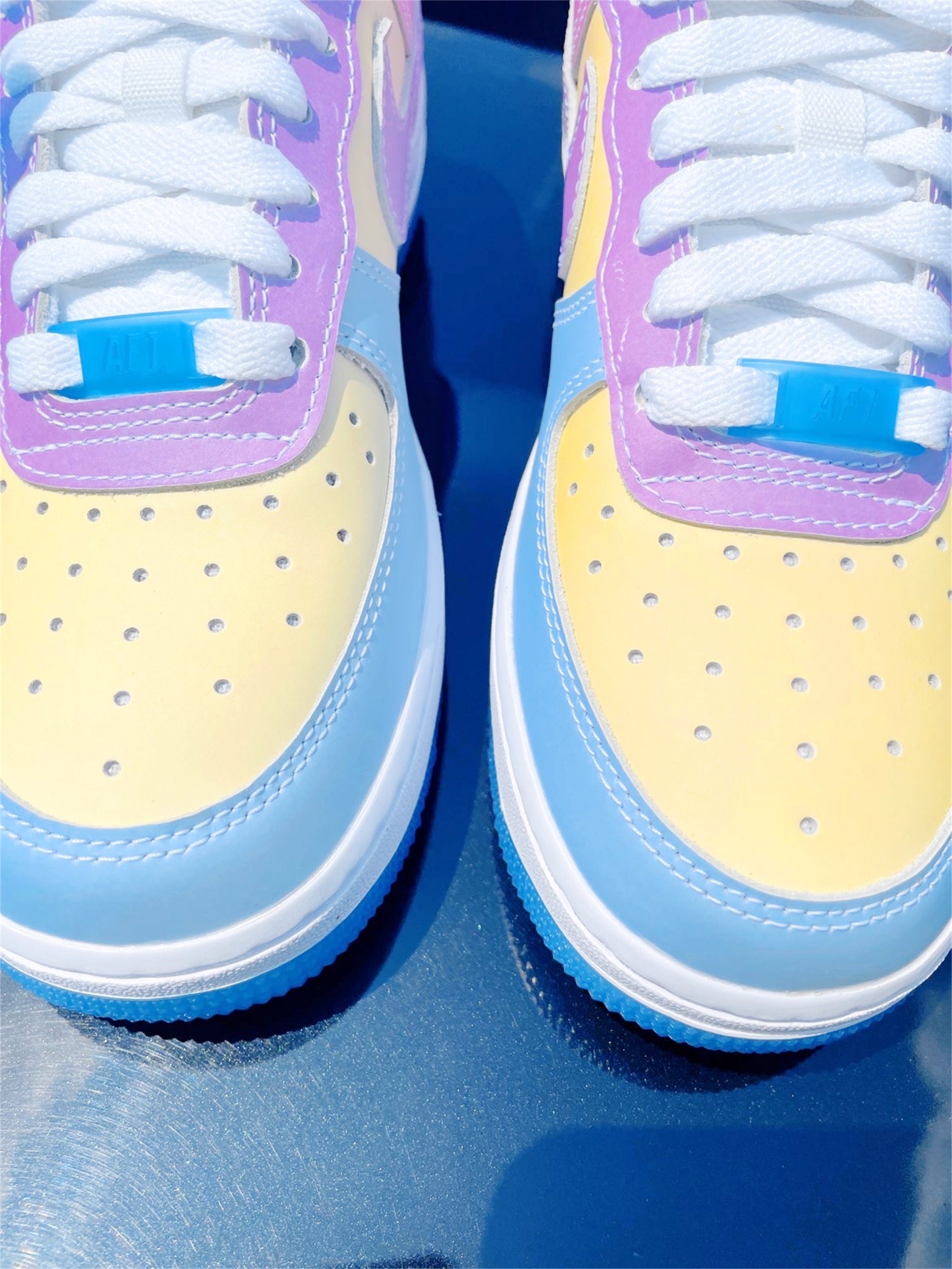 Color Changing Air Force 1 UV Sneakersgift for Her Etsy