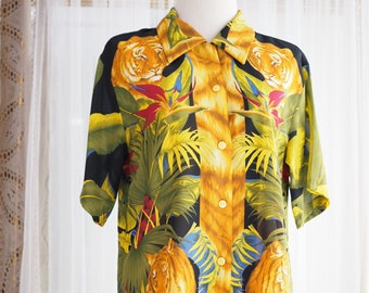Rare Tiger Print Shirt - Stylish and Unique