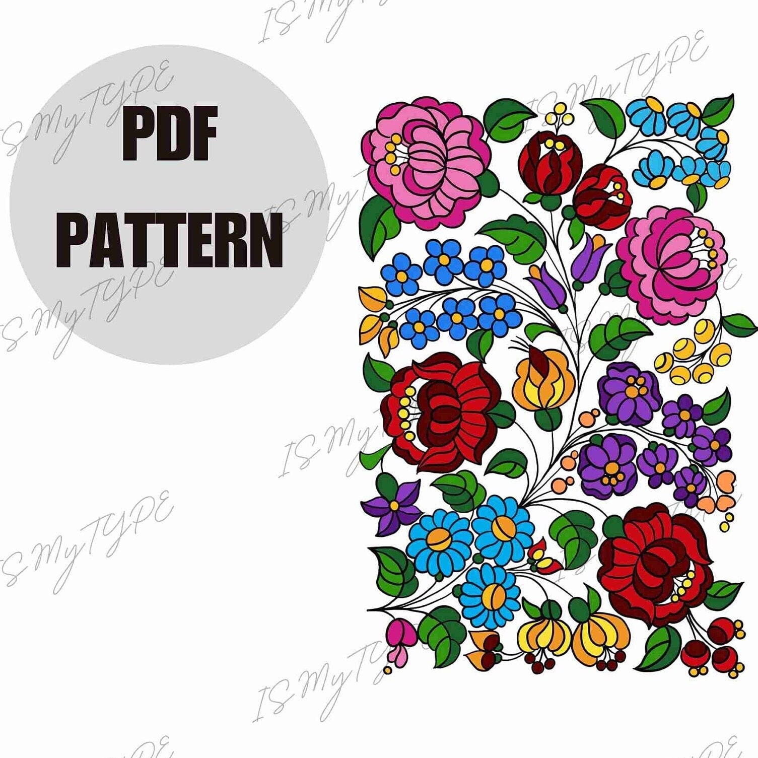 Hungarian Embroidery Stickers for Sale