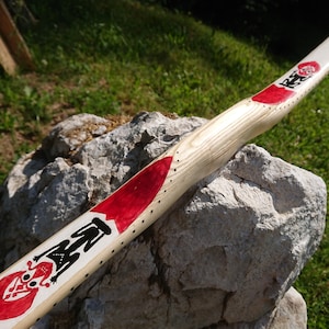 Traditional Selfbow/Flatbow 64&quot; - Hand painted - Practice shooting/Display
