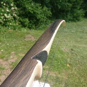 Traditional Selfbow/Longbow 66&quot; - Veneer backing - Practice shooting/Display