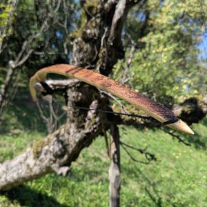 Traditional Selfbow/Flatbow 68&quot; - Snake skin - Practice shooting/Display/Hunting