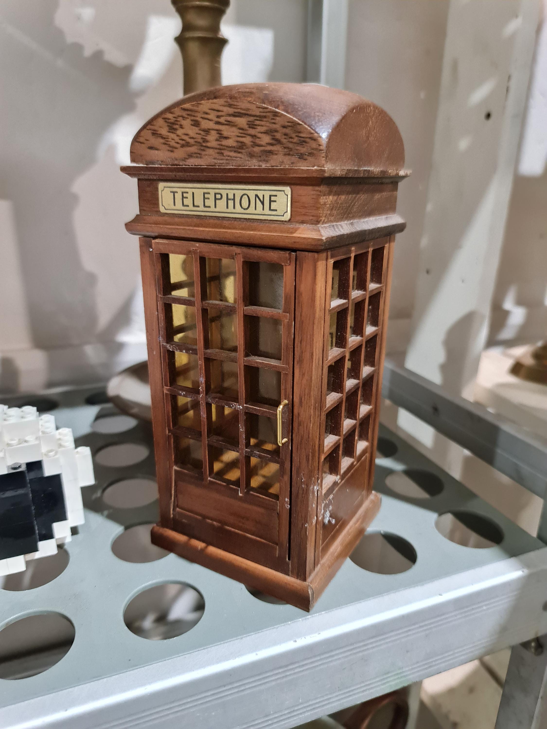 Telephone vintage wooden box - Etsy 日本