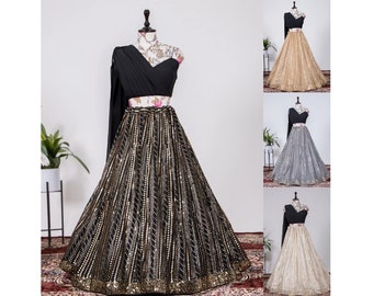 Ready To Wear Lehenga Choli For Women, Indian Wedding ,Party Wear Lehenga Choli ,Bridesmaids , Custom Made Lehenga Chaniya Choli