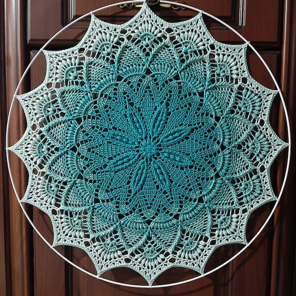 ELSA crochet mandala - pdf pattern (only charts/diagram)