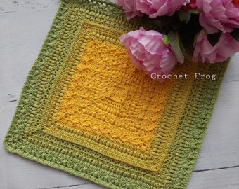 AMELIA crochet square/blanket - PDF Pattern (charts/diagram)