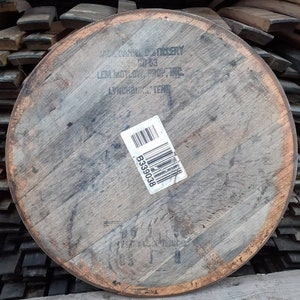 UK 21" Lot 3 Genuine reclaimed Whisky Whiskey Barrel Head/Lid/End approx 21" for man cave table top lazy susan Jack Daniel, Glen Grant