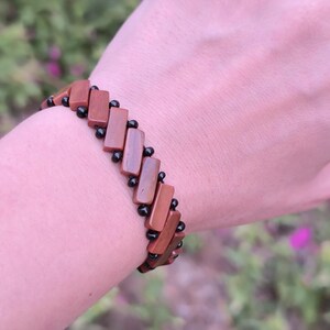 Handmade Coca Wood Bracelet: Braided Rope, Adjustable Kuka Wristband