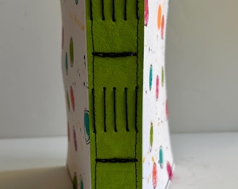 Handpainted/handmade kraftex journal