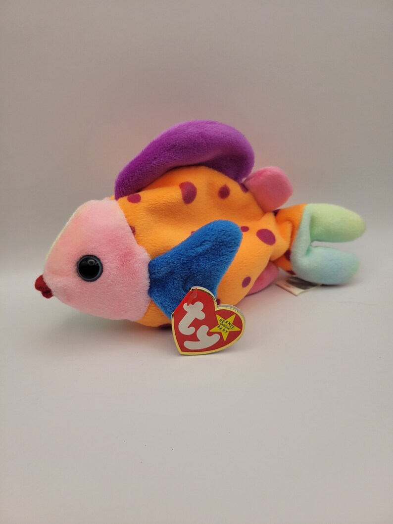 TY Beanie Baby Lips the Fish 1999 Etsy