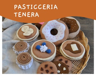 PASTICCERIA TENERA gioco di finzione in pannolenci