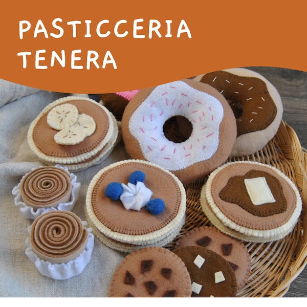 PASTICCERIA TENERA gioco di finzione in pannolenci