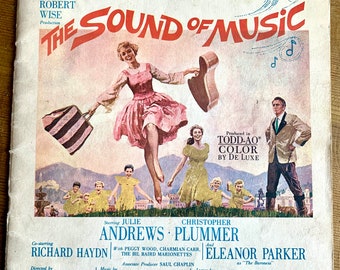 Partitions originales vintage Sound Of Music Sélection vocale 1959