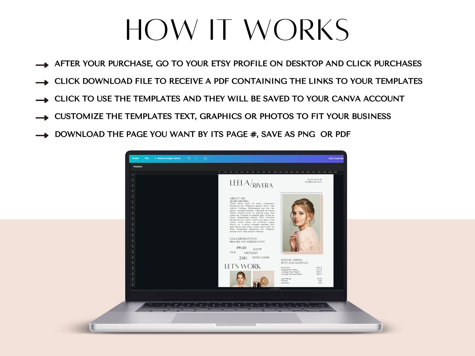 UGC Creator Brand Pitch Email Kit Templates for Canva - UGC Pitch ...