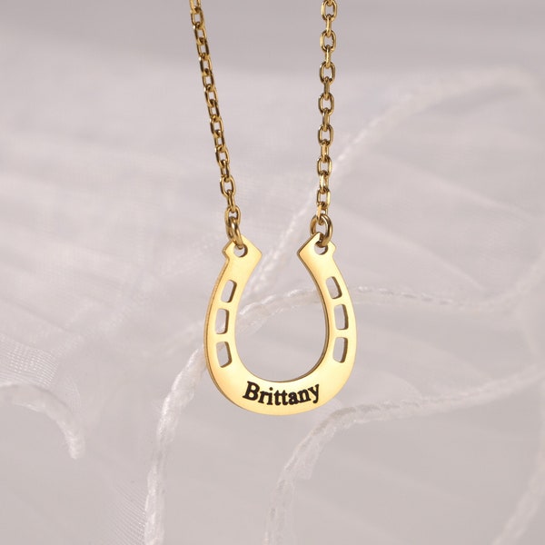 Horseshoe With Names Etsy