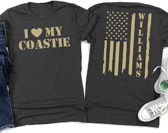 Camiseta "Mãe Orgulhosa da Guarda Costeira", Camiseta para Mãe da Guarda Costeira, Presente para Mãe Militar, Camiseta de Apoio à Família da Guarda Costeira dos EUA, Roupa de Formatura do Treinamento Básico, Camiseta para Família da Guarda Costeira