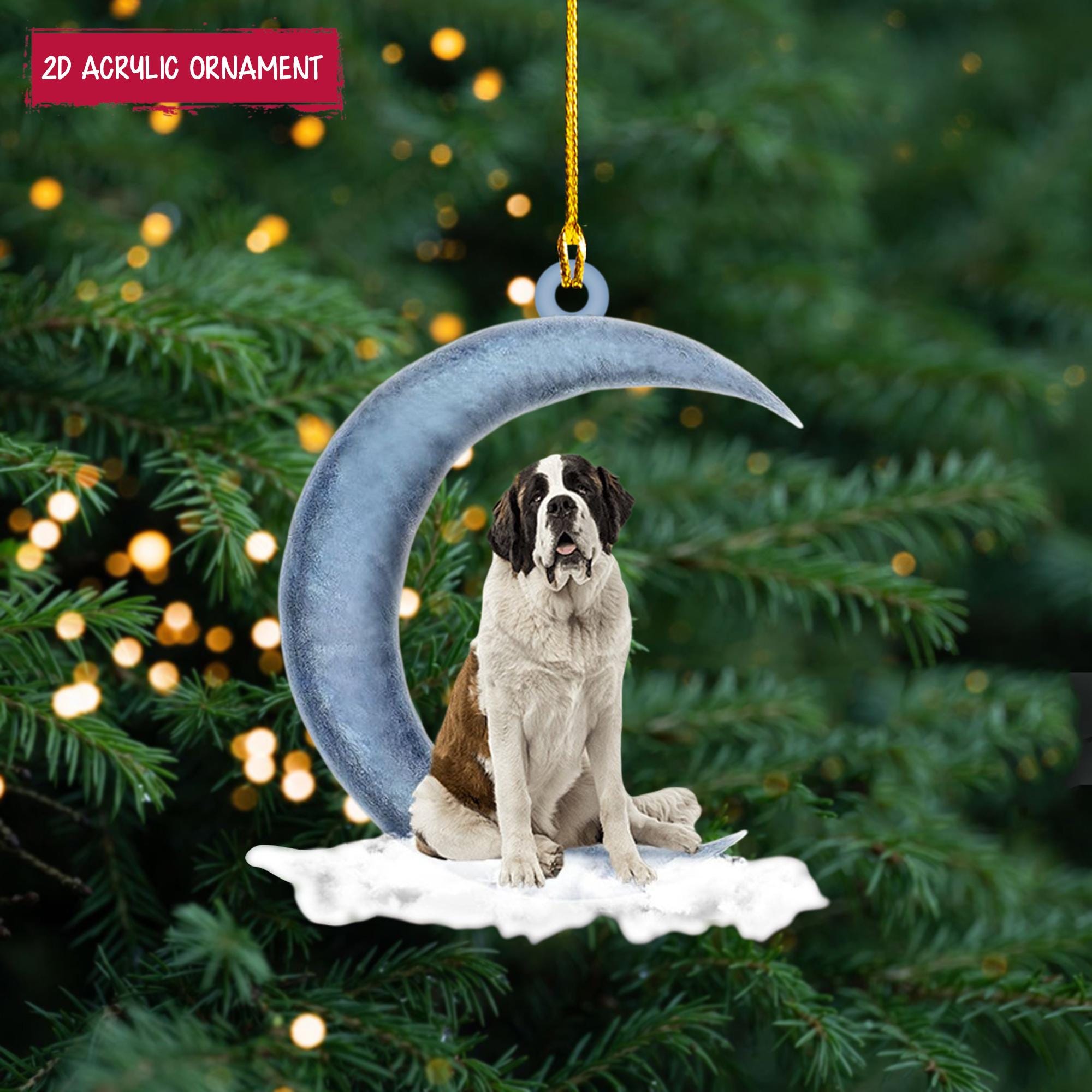Kerstboom Bell Ornament Met Memorial Hang Tag Een