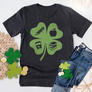 Leraar Saint Paddy's Day Shirt, Teacher St Patricks Day Shirt, Lucky Teacher Tee, Teacher Team Shirts, bijpassende Teacher Shirts, Teacher Gift