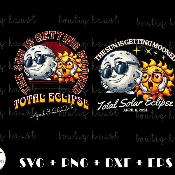 The sun is getting mooned SVG PNG - Digital Art work designed by BoutiqHaust