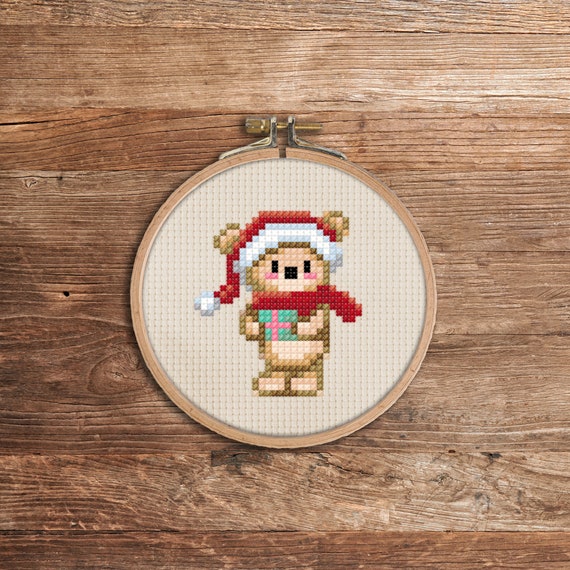 30 Tiny Christmas Cross Stitch Patterns / Christmas Ornaments Cross Stitch  (Instant Download) 
