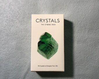 70% OFF TODAY - Crystals The Stone Deck ,tarot deck, Gift for Her, Divination-Pocket Edition