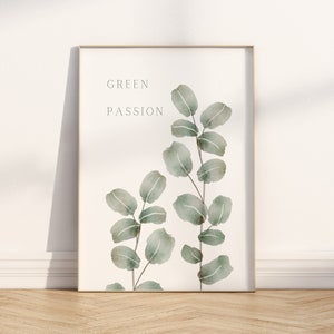 Sage Green Botanical Prints, Leaf Poster, Botanical Line Art Gallery, Line Flower Art Printable, Greenery Line Art Set, Drawn Plants