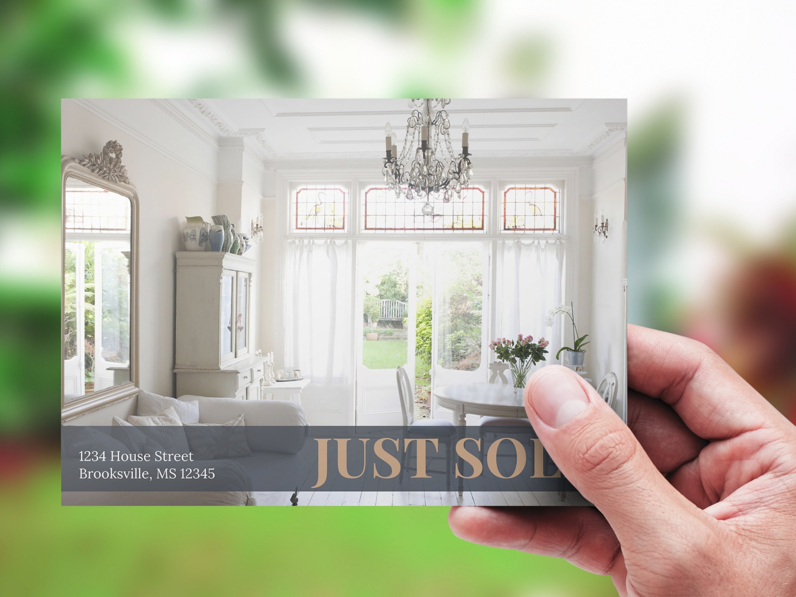 Just Sold Postcard Real Estate Postcard Template Neighbour Etsy