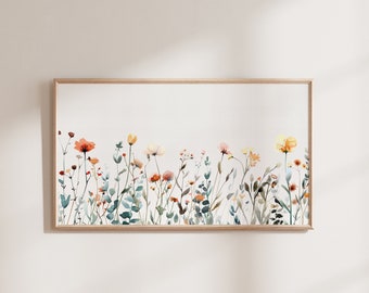 Wildflower Samsung Frame TV Art: Summer Meadow (Digital Download)