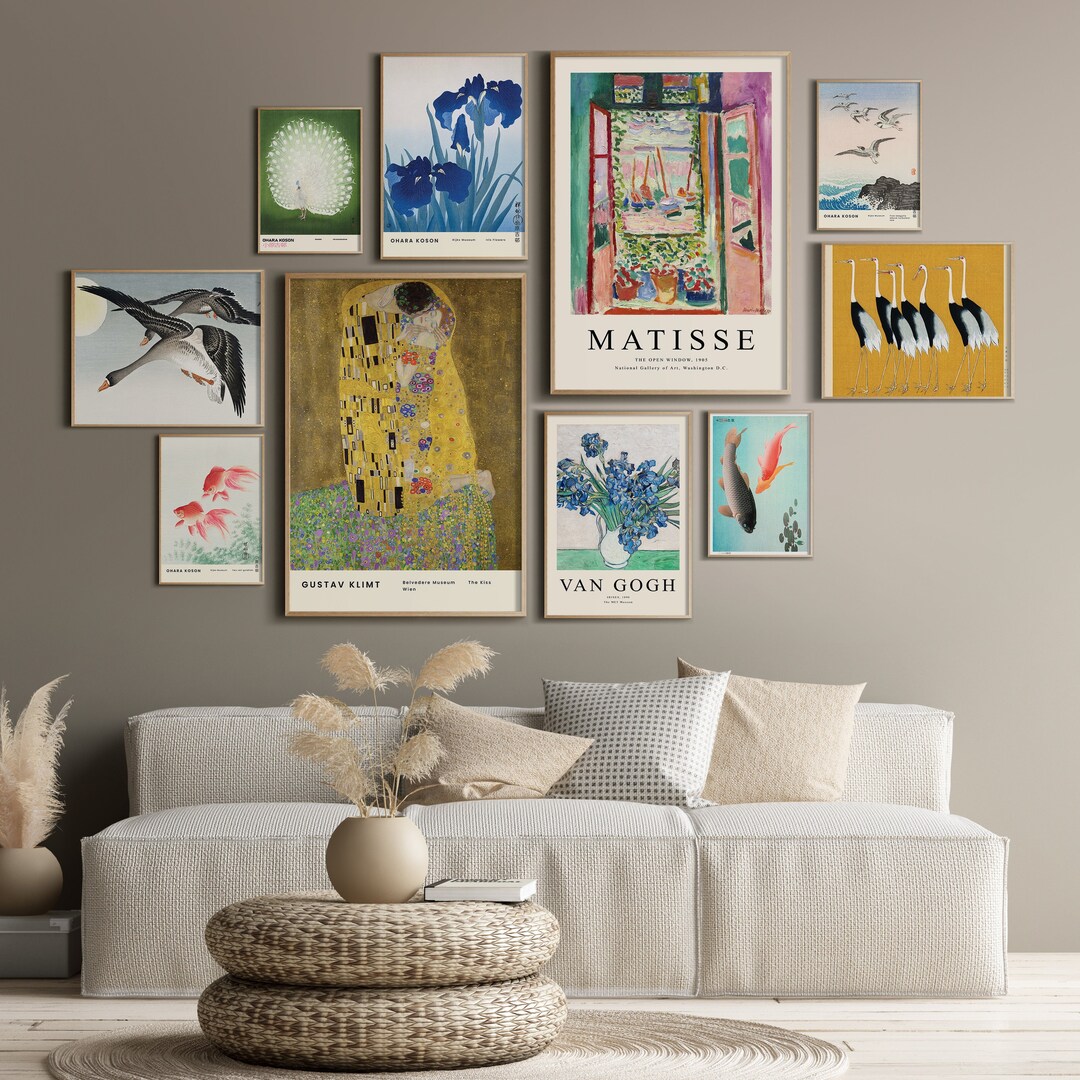 Eclectic Gallery Wall Art Set of 10, Maximalist Decor, Eclectic Print ...