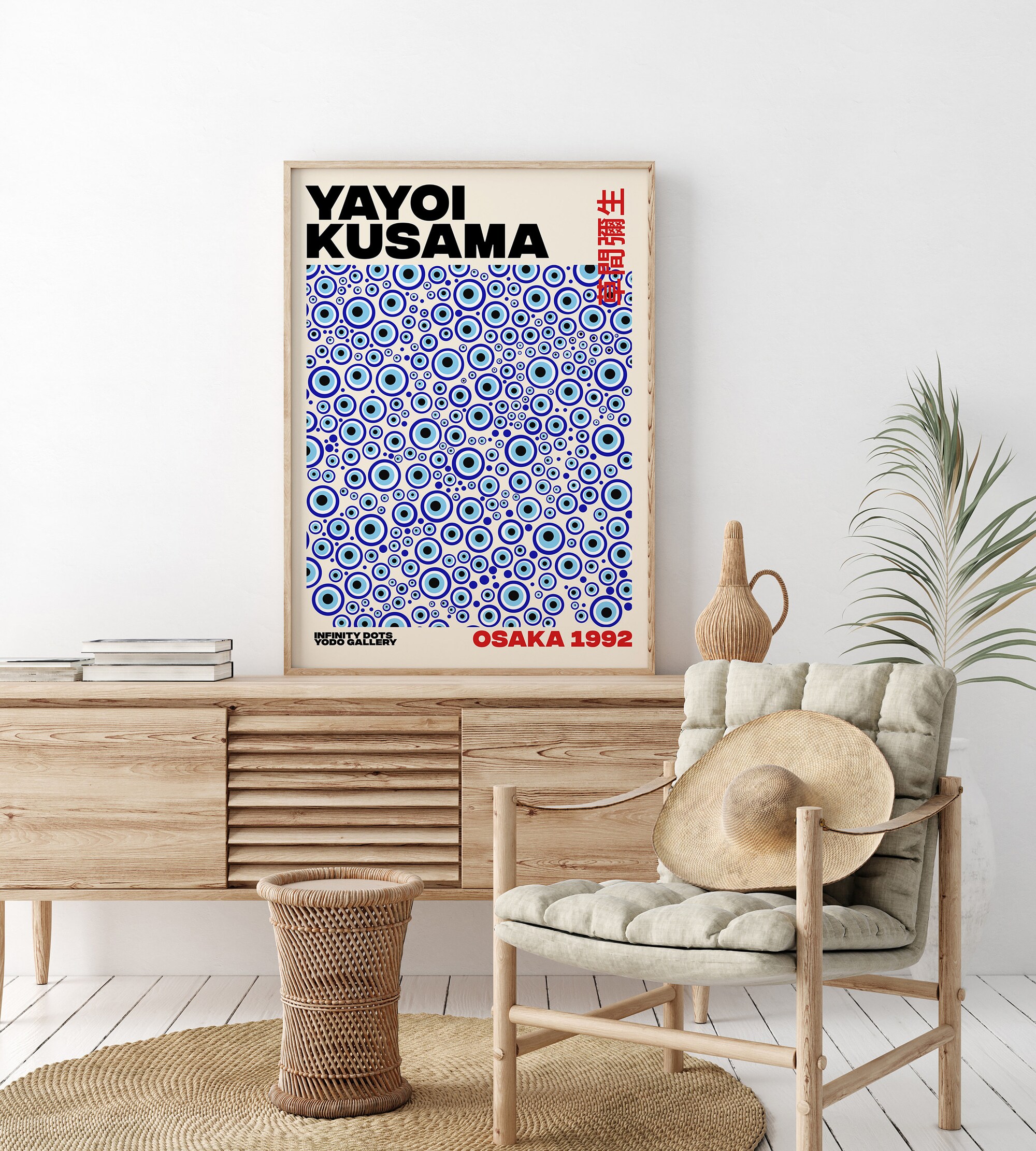 Yayoi Kusama Evil Eye, Yayoi Kusama Poster