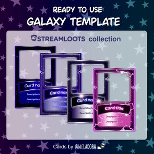 Streamloots epic galaxy template