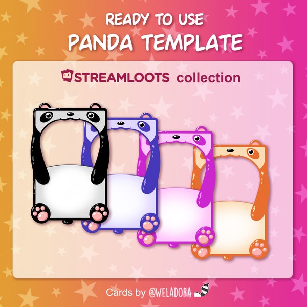 Streamloots panda template