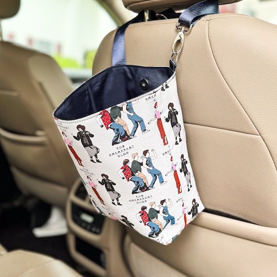 The Breakfast Club Car Trash Bag, Handmade Waterproof Litter Bin