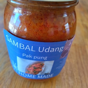 Sambal udang ( Garnelensauce) 16 Unzen, neu