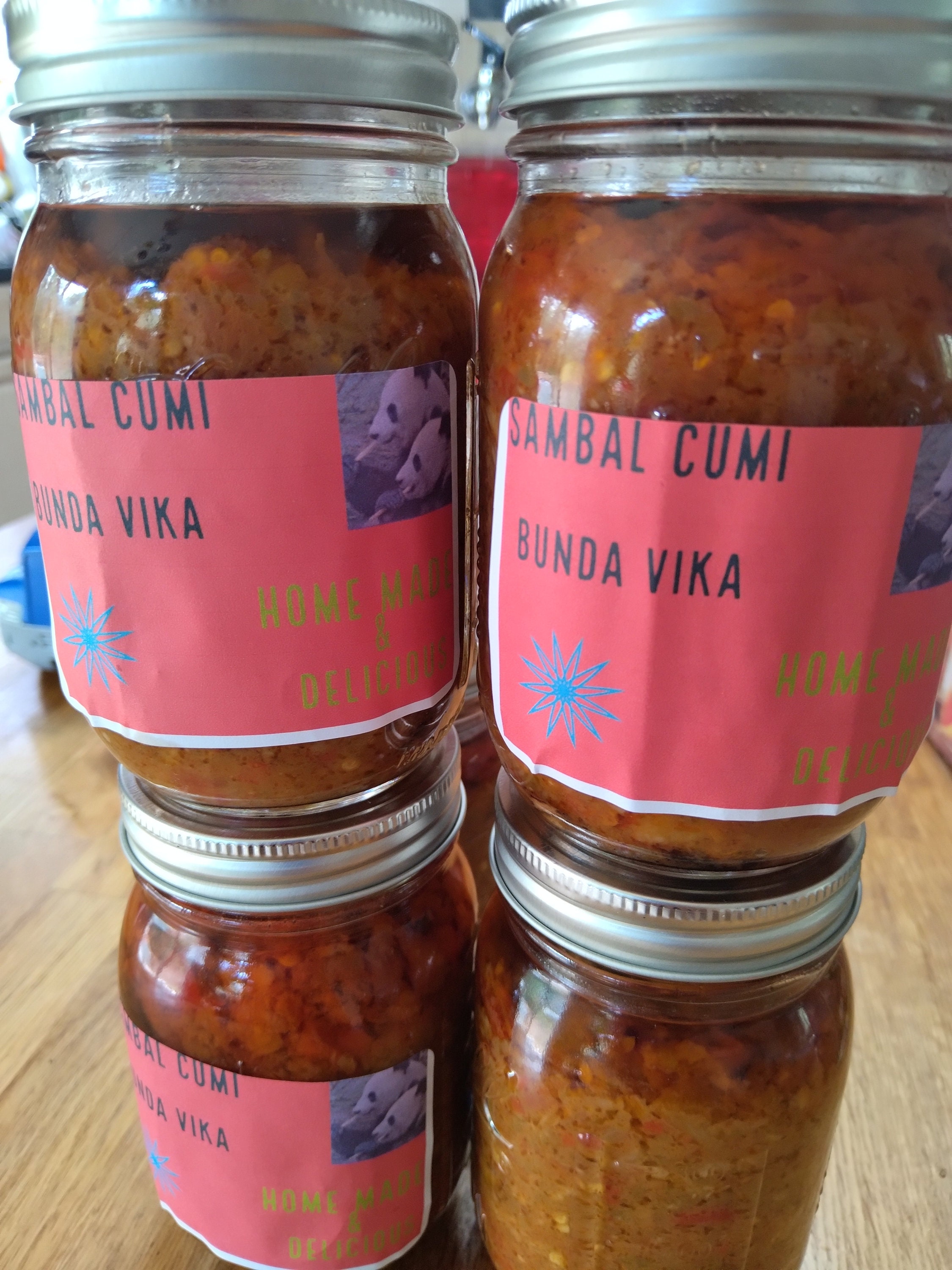 超特価SALE開催！ Sambal Cumi Asin(salt Baby Squid Sauce) Home Made Usa Seller その他