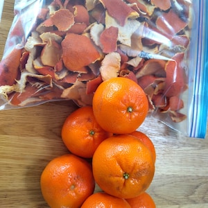Dry orange peel ,new, USA Seller