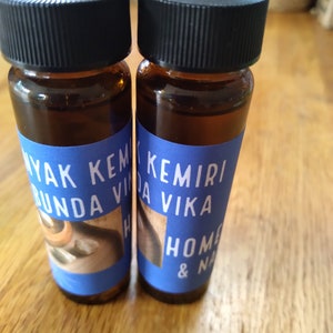 Minyak kemiri ( candelnut oil) home made, USA seller 50ml