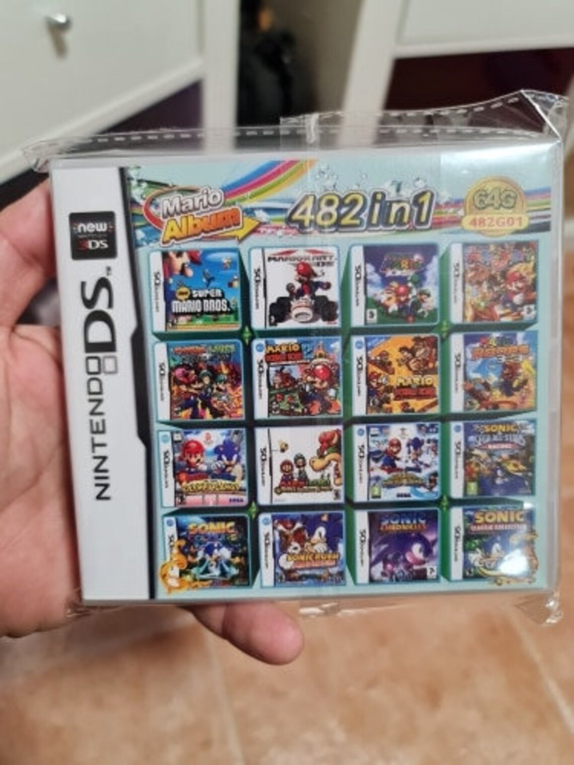 482 in 1 Video Game Cartridge Nintendo 3DS Console English Etsy