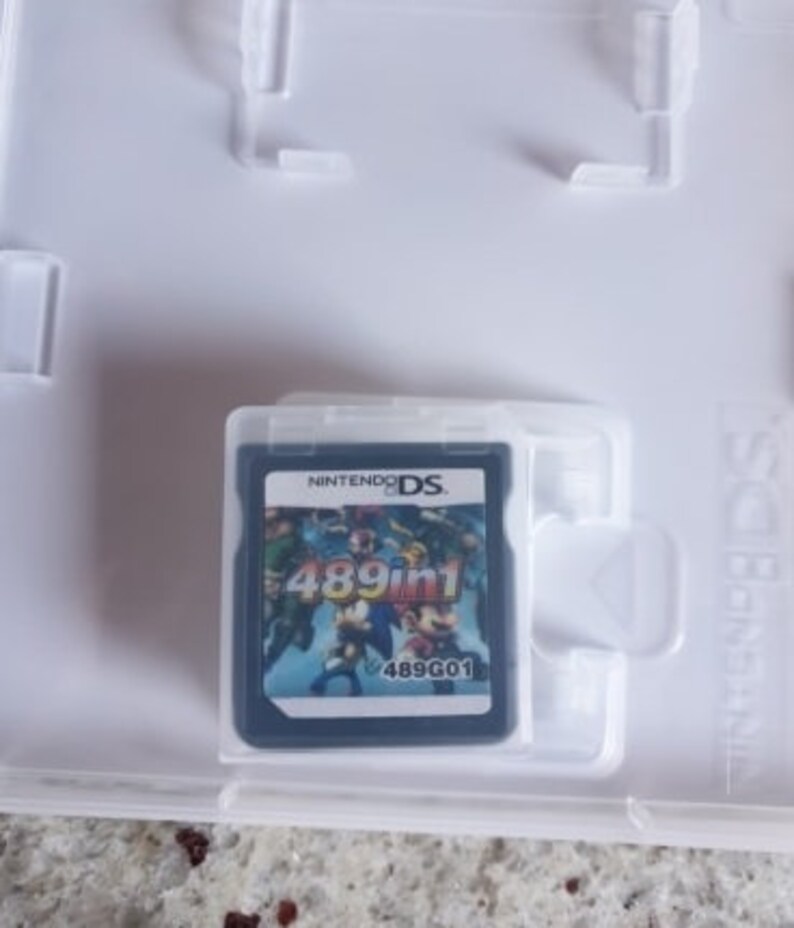 Multi 489 in 1 Video Game Cartridge Nintendo DS 2DS 3DS Etsy