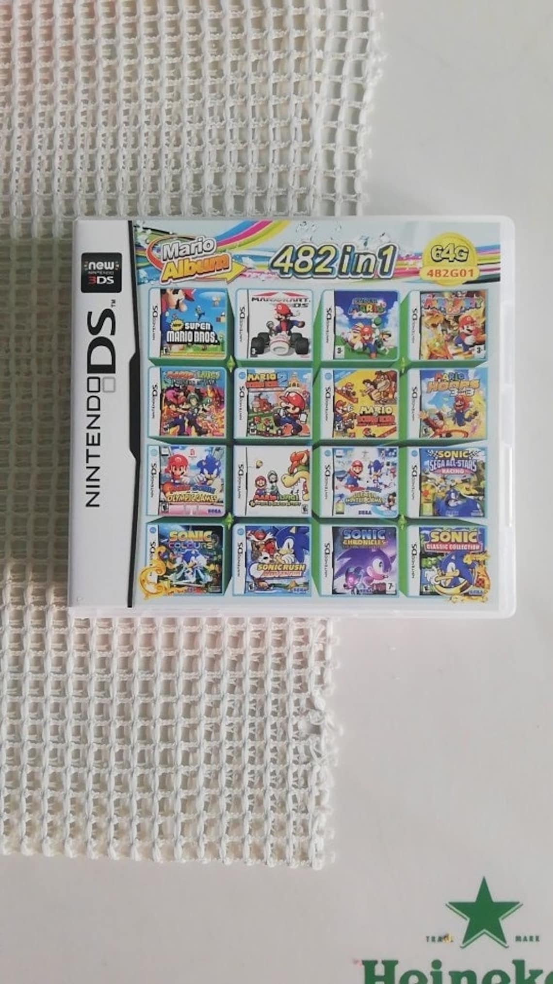 482 in 1 Video Game Cartridge Nintendo 3DS Console English Etsy