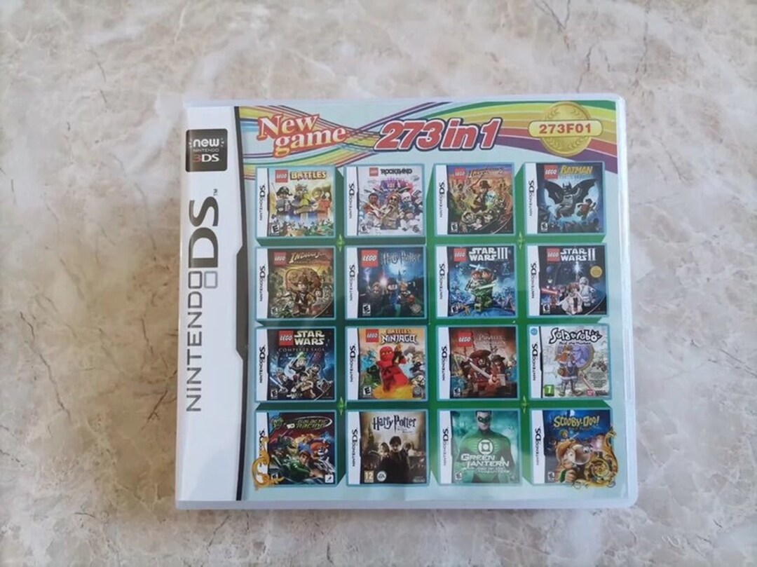 273 in 1 Video Game Cartridge Nintendo DS 2DS 3DS Console Multicart Etsy