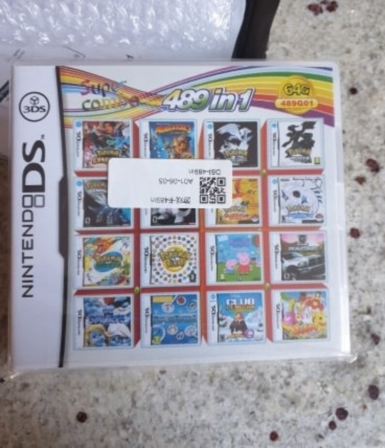 Multi 489 in 1 Video Game Cartridge Nintendo DS 2DS 3DS Etsy