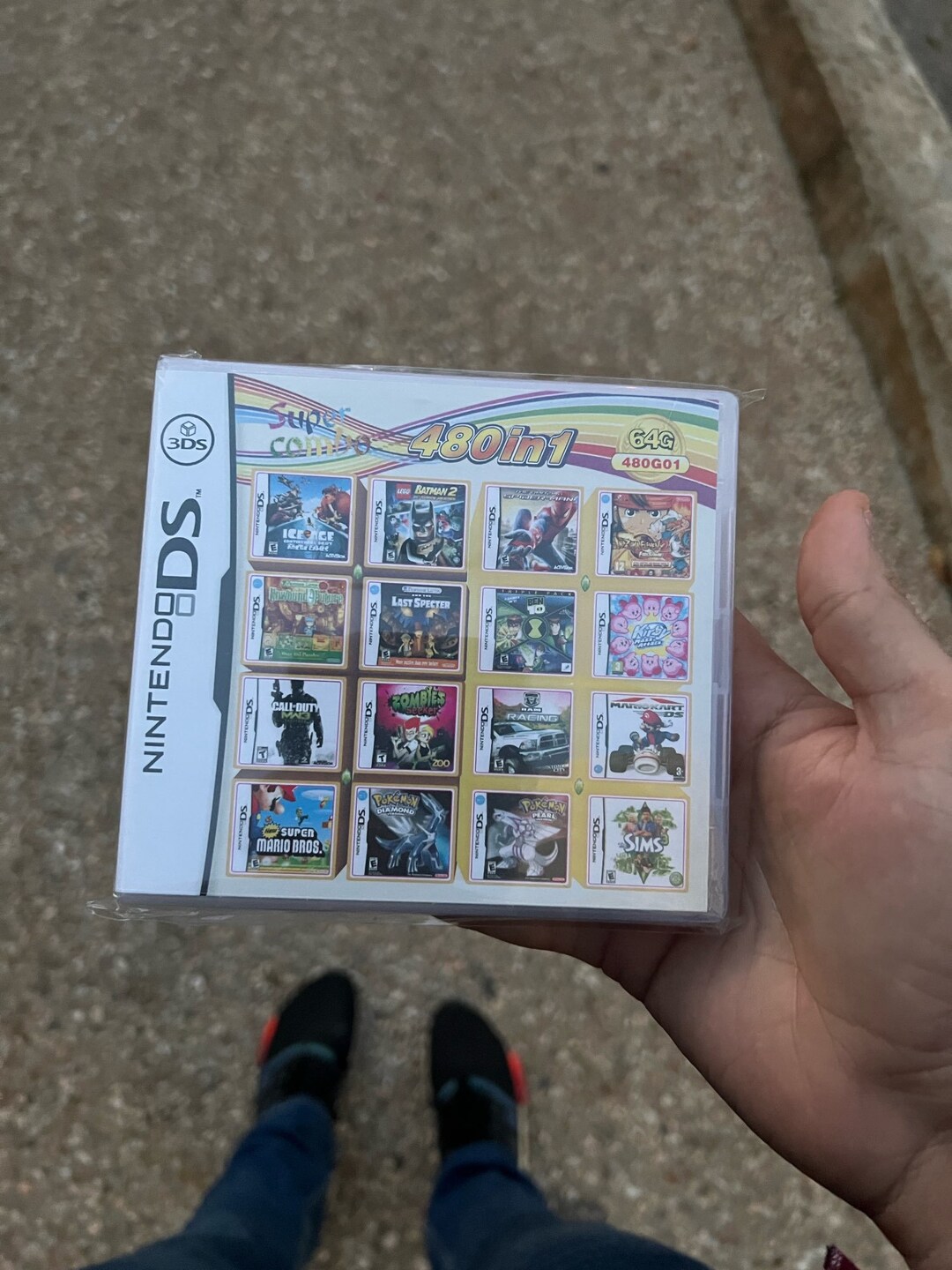 480 in 1 Video Game Cartridge Nintendo 3DS 2DS DS English Multicart Etsy