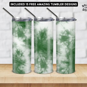 Tie Dye Tumbler Wrap Png, Conception de gobelet à sublimation, 20 oz Skinny Tumbler Png, Téléchargement numérique, Waterslide Full Wrap, Gradient Tumbler Png