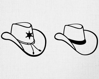Cowboy Hat Svg, Rodeo Svg, Cowboy Svg, Digital Download, Country Western Svg, Cricut, Western Svg, Cowboy Hat Png, Svg Cut File, Printable
