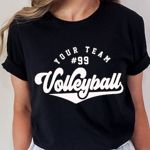 Volleyball Svg, Number Svg, Your Team Svg, Digital Downloads, Custom Svg, Team Spirit Svg, Silhouette, Sports Svg, Gameday Svg, Svg Cut File