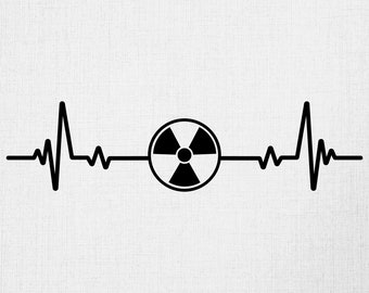 Rad Tech Heartbeat Svg, Digital Download, Heartbeat Svg, Radiology Svg, Radiologic Technologist Svg, Silhouette, Rad Tech Design Svg, Cricut