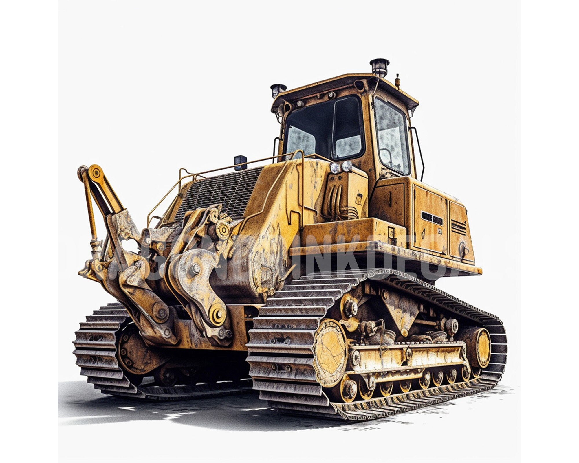 Track Loader Clipart, 12 High Quality JPG Files, Construction Vehicles ...