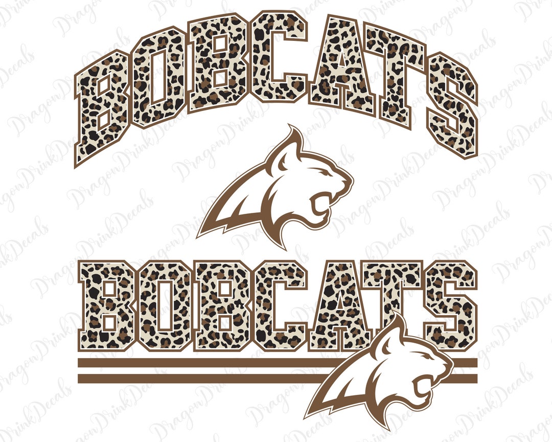 Bobcats Leopard Mascot Svg Mascot Sublimation Bobcats Svg Etsy
