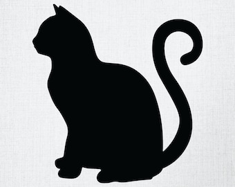 Cat Svg, Digital Download, Kitten Svg, Peeking Cat Svg, Cat Face Svg, Kitty Png, Printable, Animal Print Svg, Svg Cut File, Cat Silhouette